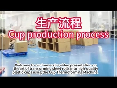 Máquina de termoformado de plástico PLC con área de formación de 750*500 mm