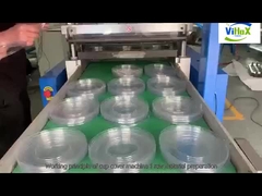 Máquina de termoformado de tapa de taza de bajo consumo, respetuosa con el medio ambiente y fácil de operar