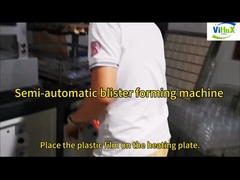 Máquina semiautomática para formar ampollas