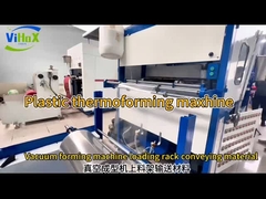 Máquina de formación de vacío de plástico de material PP de calidad alimentaria totalmente automática
