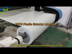 Máquina de extrusión de plástico PPPS de producción eficiente de una sola parada
