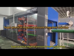 Funcionamiento sencillo, arranque de un solo botón, máquina de termoformado de plástico fácil de usar