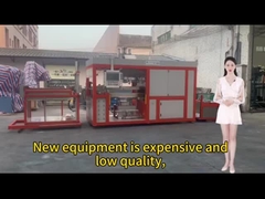 Máquina de termoformado de bandejas de plástico totalmente automática