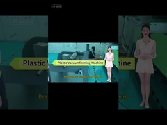 máquina para fabricar bandejas de plástico totalmente automatizada