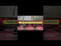 Máquina de moldeado al vacío de placas gruesas de plástico totalmente automática