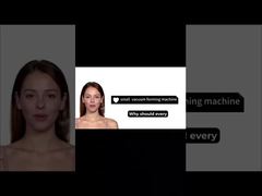 pequeñas máquinas de formación de plástico máquina de formación al vacío de sobremesa