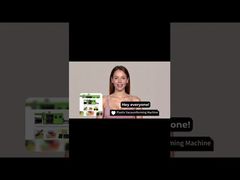 Máquina para hacer cajas de frutas de plástico de bajo consumo energético