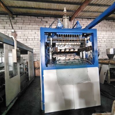 Máquina de termoformado de plástico de plástico de vacío totalmente automática de plástico desechable de plástico usado
