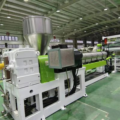 Extrusora de hojas de plástico usadas Máquina de extrusión de hojas de 150 mm de tornillo único