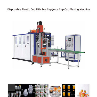 Máquina de termoformado de copas de control PLC para material de PVC PE PET