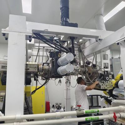 Extrusor de plástico PET de alta velocidad usado con accionamiento de velocidad variable