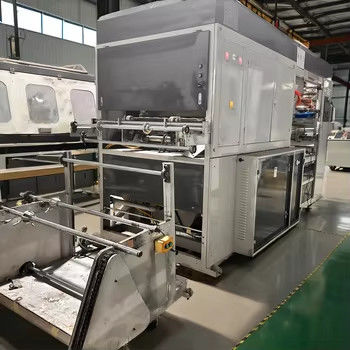 Máquina de formación de vacío de segunda mano controlada por PLC para materiales de alto rendimiento y PS