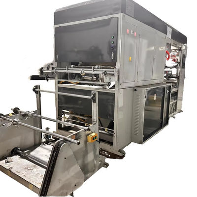 Caja de plástico de segunda mano bandeja de plástico totalmente automática de una pieza de formación de máquina de formación de vacío