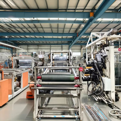 Máquina de extrusión continua de plásticos Sistema de refrigeración por agua Extrusora de tornillo único