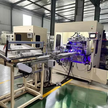 Máquina de impresión de copas de plástico y papel de 90-120 mm con control PLC y pantalla táctil