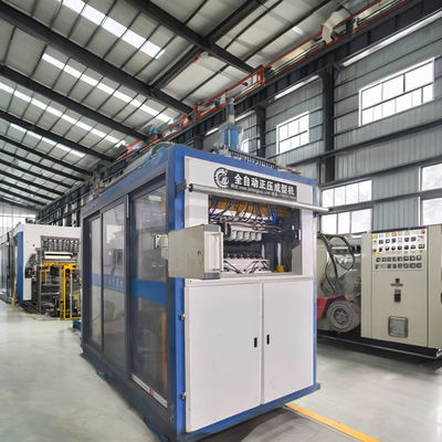 Máquina de termoformado de plástico totalmente automática Máquina de termoformado de PP de calefacción eléctrica