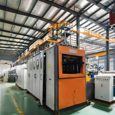 Máquina de termoformado de plástico de 420 mm de profundidad máxima de formación con control de PLC calefacción eléctrica 5000kg