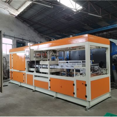 Máquina de termoformado de plástico de área máxima de formación automática 650 * 710 mm Producción rápida y fácil