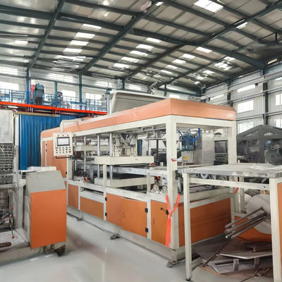 Máquina de moldeo al vacío de plástico de 15000 kg con área de moldeo máxima de 650*710 mm