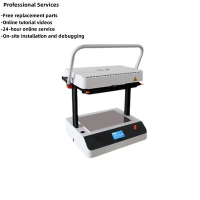 Máquina de moldeo automático 3D a vacío ligera de 10 kg para productos de plástico pequeños con altura de moldeo máxima mm 200 mm