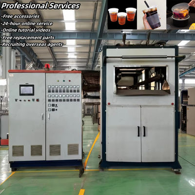 Máquina de fabricación de vidrio de plástico totalmente automática