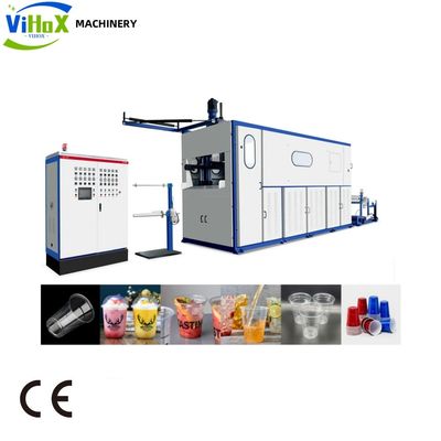11 kW de potencia de calefacción Máquina de fabricación de tazas de plástico desechables totalmente automática con servicio posventa gratuito de por vida