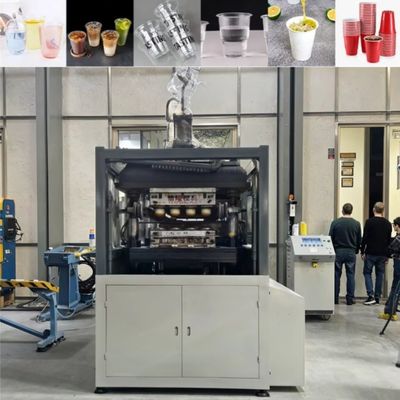 Máquina de moldeado térmico de tazas de plástico de alto costo