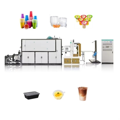 Máquina para fabricar vasos de salsa de plástico de alta eficiencia Máquina para fabricar vasos de gelatina de plástico